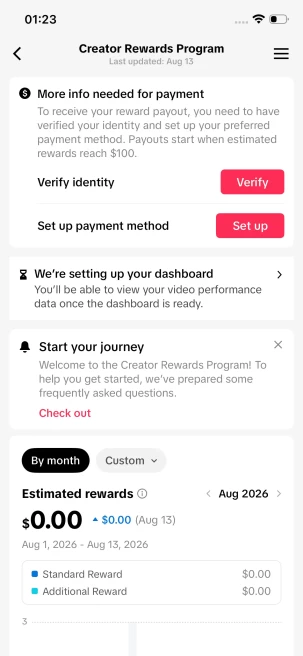 Instanly Delivery/ Monetized 65K Real Followers+298K Real Likes Account/ Creator Rewards Program Activated/ Full Access