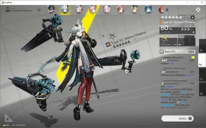 ASIA|Lv 54|8 SSR|3 Limited+9 (*6Weapon)|(Arcane,Liino,Mi Fu)+Sign|1 Weapon Selector|22 Ori+5040 Arsenal|Log Gryphlink|(END2309)