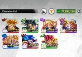 New UL Gogeta 8S+UL GokuVegeta+LR Shallet Full+LR TrunkGohan+LR Broly+LR Vegito+32 Legends(Gohan yel+ss4 goku+Zamau 8s+GokuHit)Have Equip (D432)