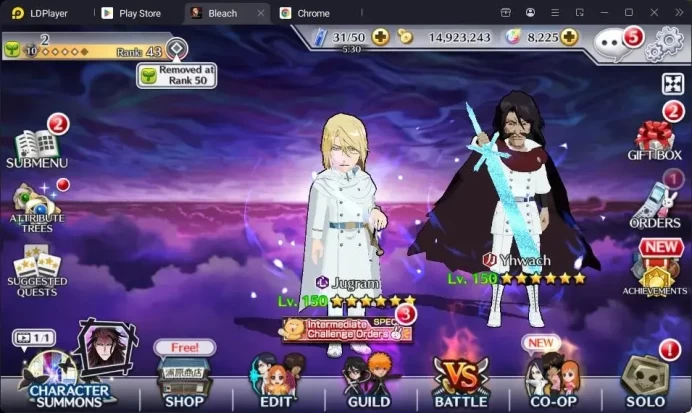 Global |80K BP+8K Orb|Fresh Story|Jugram & Yhwach TYBW26,Ichigo TYBW25,Rangiku Sw23,Zangetsu Speed|KlabID|Check SS BBS761B