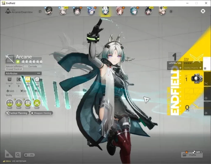 ASIA|Lv 2|2 SSR (1 Limited) + 4 (*6 Weapon)| Arcane | Ardelia+Signature |1 Selector Permit|Male MC|Log Gryphlink|END2173