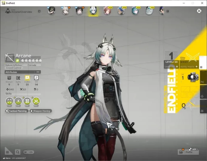NA/EU|Lv 2|2 SSR (1 Limited) + 2 (*6 Weapon)| Arcane | Ardelia+Signature |1 Selector Permit|Male MC|Log Gryphlink|END2172