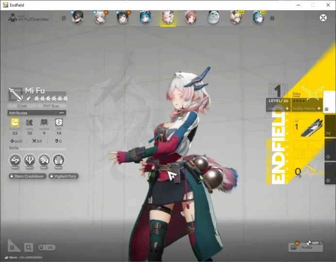 NA/EU|Lv 2|3 SSR (1 Limited) + 5 (*6 Weapon)| Mi Fu |Ardelia+Sign,Last Rite|1 Selector Permit|Male MC|Log Gryphlink|END2170