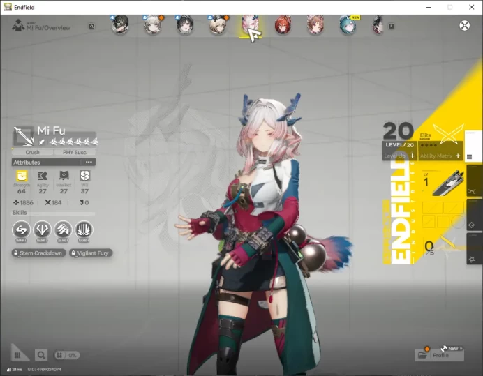 ASIA|Lv 8|3 SSR (1 Limited)+5 (*6Weapon) + (Mifu)|Standart Ember,Ardelia|MC Male|Gryphlink|Check SS|END2164