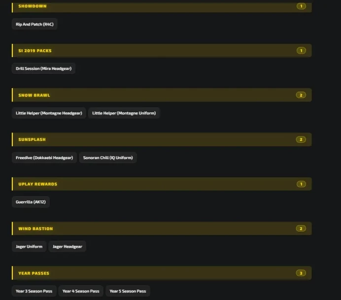 [UPLAY] 137 LVL - 13X BLACK ICES - 14X SEASONALS - 4X UNIVERSALS - 11X OUTBREAK - 4X ELITES - 74 OPERATORS - 33K RENOWN - FA