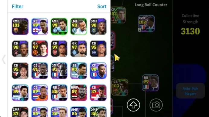 Android|Epic Carles Puyol,Sergio Aguero,Danielle Massaro,Andriy Shevchenko|Showtime Lionel Messi,Lamine Yamal|PES2027|(EF3088)
