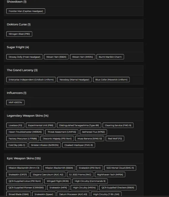 [UPLAY] 161 LVL - 6X BLACK ICES - 9X SEASONALS - 5X UNIVERSALS - 30X ATTACHMENT SKINS - 9X MUTE - 67 OPERATORS - 20K RENOWN - FA