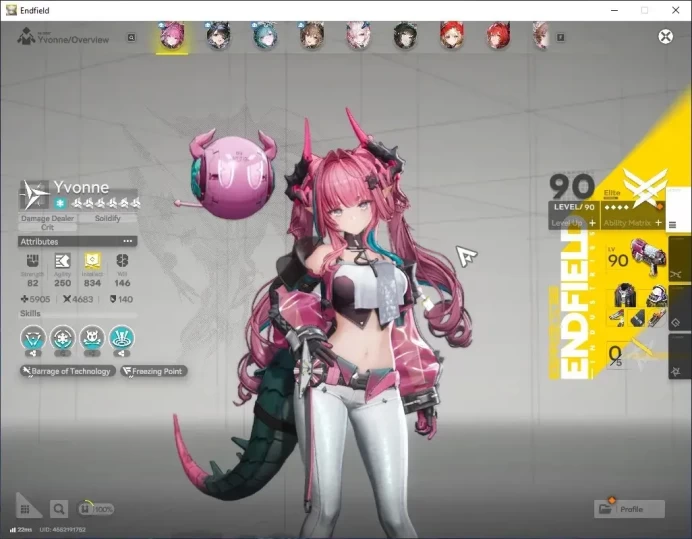 Asia|Lv 60|11 SSR 7 Limited 20(*6Weap)|(Mi FuP1,LaevatainP1,RossiP1,Gilberta,Tangtang,Yvonne,Fangyi)+Sign,Etc|Gryphlink|END2316
