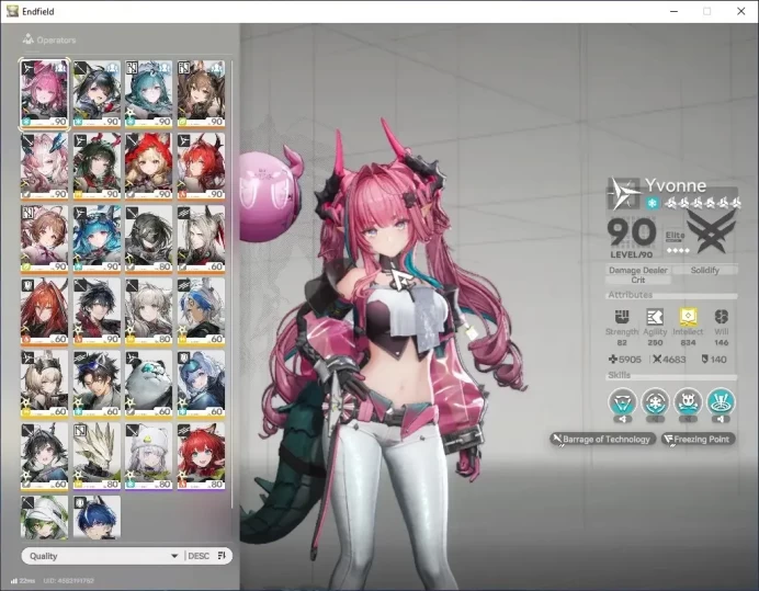 Asia|Lv 60|11 SSR 7 Limited 20(*6Weap)|(Mi FuP1,LaevatainP1,RossiP1,Gilberta,Tangtang,Yvonne,Fangyi)+Sign,Etc|Gryphlink|END2316