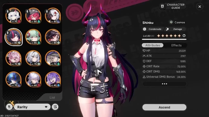 GLOBAL SEA|HL 53|TL 42|11 SSR 5 Limit (Max Shinku,Lacrimossa,NanallyA1)Outifit+Sign,Iroi+Skin,Hotori|Porche,Draco|Email|NTE1727