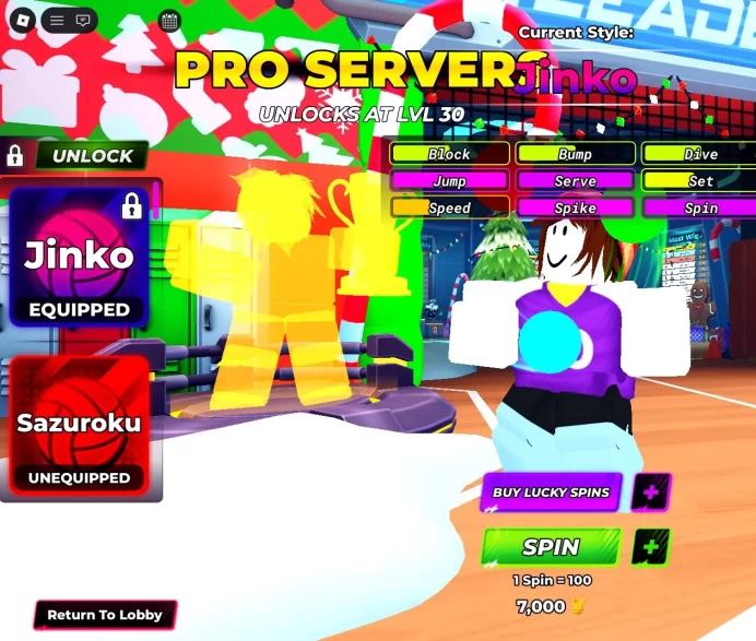 ROBLOX4894 // ACCOUNT WITH jinko 25 lucky ability without bindings and scripts