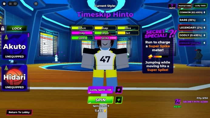 ROBLOX4896 // ACCOUNT WITH TIMESKIP HINTO [TSH] + TWINS + HIDARI + RIKU + MAGNETIC PULL /15+ LVL /NO MAIL