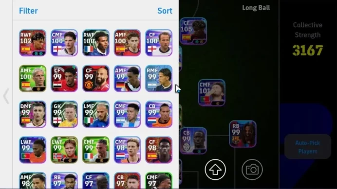 Android|Big Time Marcel Desally|Epic Patrick Viera,Sergio Aguero|Show Time Neymar Jr,Lamine Yamal,Etc|PES2027|Take Mail|EF3097