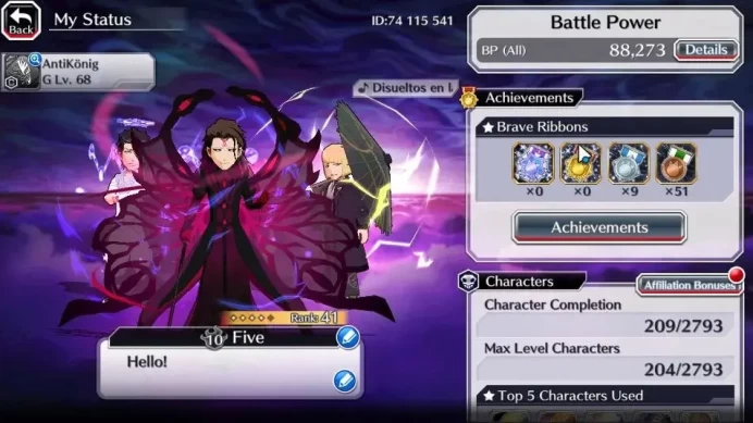 GLBAL|10k Orb|TYBW25 Askin,11th Aizen,DT Ichigo,Creator Art(Rukia,Rangiku),9th Gremmy,Fierce((Ichigo,Soi Fon),etc|KlabID|BBS2880
