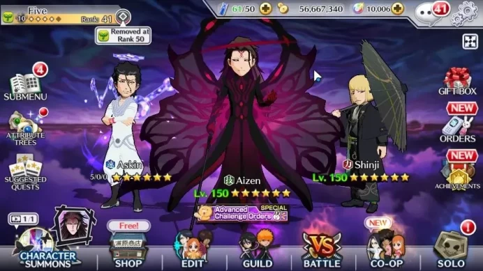GLBAL|10k Orb|TYBW25 Askin,11th Aizen,DT Ichigo,Creator Art(Rukia,Rangiku),9th Gremmy,Fierce((Ichigo,Soi Fon),etc|KlabID|BBS2880