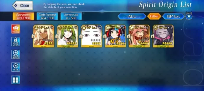 NA Starter Fuyuki Lvl 12|2 SSR Servant| Enkidu, Jacques de Molay |59 Golden Fruit|Birthday Unset|Log Code|Check SS|(FGO836)