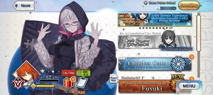 NA Starter Fuyuki Lvl 12|2 SSR Servant| Enkidu, Jacques de Molay |59 Golden Fruit|Birthday Unset|Log Code|Check SS|(FGO836)