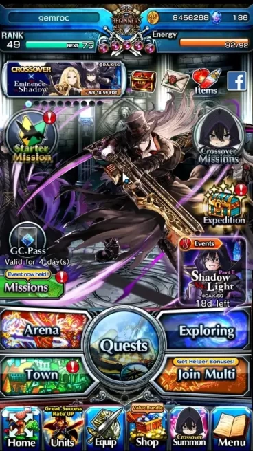 Global|Rank 49|5 Ascend 1TW| Shadow,HS Menas,HS Hart,Simon tE,G Simon|Lpot 42+5 RGB|CheckSS|GS2913