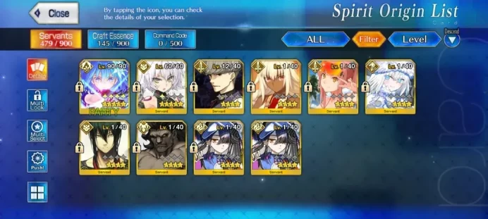 NA Starter Orleans Lvl 18|2 SSR Servant|( Space Ciel, Jack the Ripper )|61 Golden Fruit|BDay Unset|Log Code|Check SS|(FGO841)