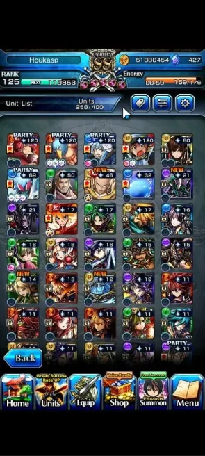 Global|Rank 125|1 Sp Art|27 Asc+15 TW|[Sayaka,Inumuta,Emiya,Chloe,Illya,Madoka,Miyu,etc]+TW,Diablo,Etc|Lpot 489|Check SS(GS2340)