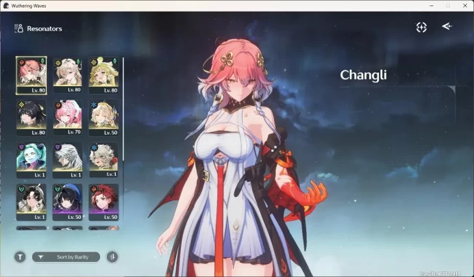SEA|UL 52|Rank 6|4 Char Limited [Changli,Lynae,Aemeath R1,Suisui]+Sign|Mc Female|TakeMail WW421B