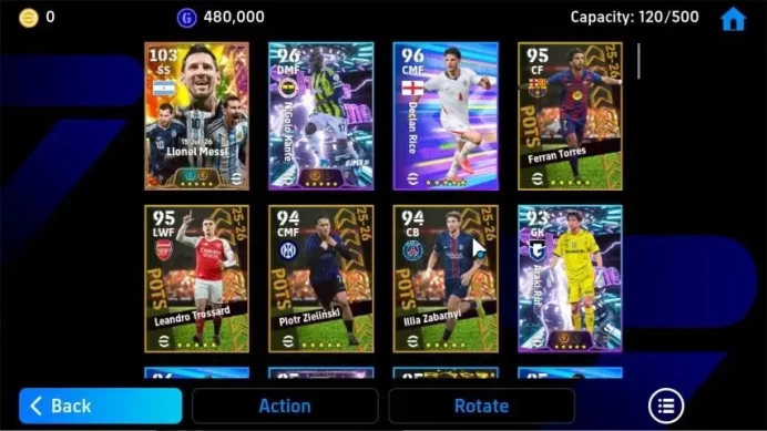 Mobile|PW 2787|Bigtime Lionel Messi 15 Jul'26|Epic Marco Reus, Showtime Lamine Yamal,Kante,Messi|Konami ID|Check SS(EFB819Z)