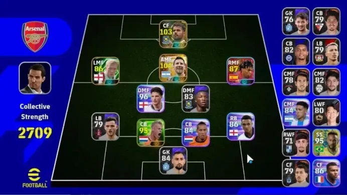 Mobile|PW 2709|Bigtime Lionel Messi 15 Jul'26|Epic Diego Costa, Paul Scholes|Showtime Lamine Yamal|Konami ID|Check SS(EFB818Z)