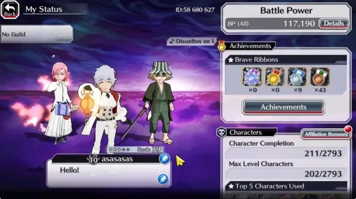 Global | 117K BP+10K Orb|Isane Xmas24|Aizen 6th|Szayelaporro FBV|Liltotto Xmas24|Kisuke FR| KlabID|Check SS BBS764B