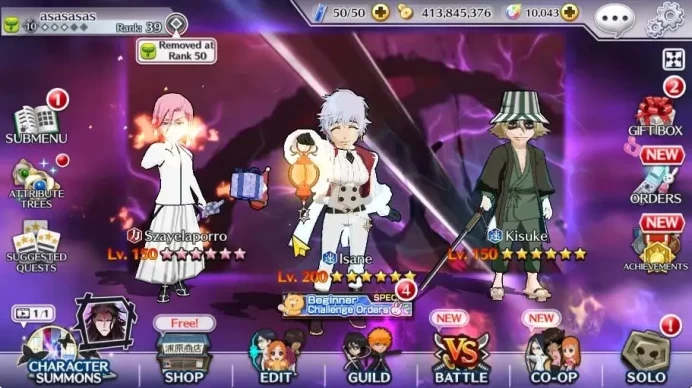 Global | 117K BP+10K Orb|Isane Xmas24|Aizen 6th|Szayelaporro FBV|Liltotto Xmas24|Kisuke FR| KlabID|Check SS BBS764B
