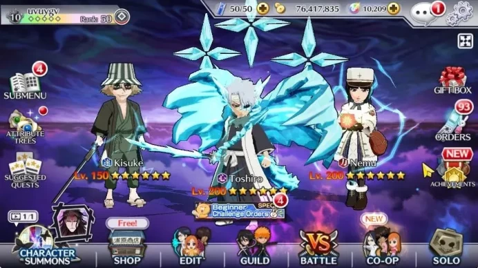 Global | 110K BP+10K Orb|Nemu Xmas24|Aizen 6th|Toshiro TYBW24|Yumichika PMV|Halibel| KlabID|Check SS BBS765B