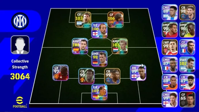 Android|CS 3064|Big Lamine Yamal 28 Feb'26 |2 Epic Sergio Aguero,Denis B|6 Show Time L Messi Etc|PES2026|TakeMail(EF3109)