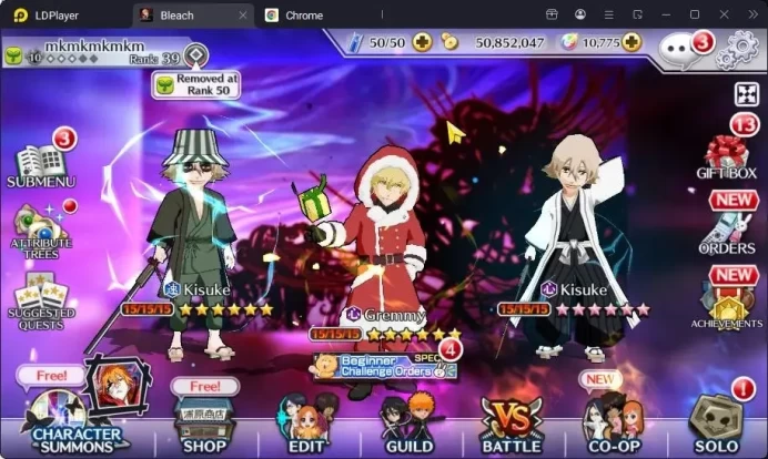 Global | 123K BP+10K Orb|Fresh Story||Ichigo DT|Rukia 10th|Gremmy,Liltotto Xmas24|Aizen 6th|Kisuke TPV|KlabID|Check SS BBS767B