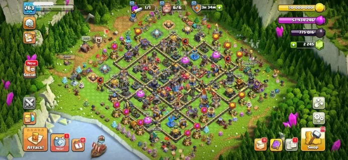 TH18 XP263 (75%) | HEROES 96.105.73.80.54.3 | 18 MAX EQUIPMENT | BB MAXED | 2200 GEMS | GUARDIANS MAX | C3660