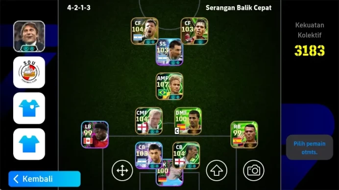 Mobile|PW 3183|Neymar Jr Epic,Luis Diaz Show T,Rio Ferdinand Epic,Noni Madueke Show T,Sergio Aguer Epic|2026|Check SS EFB2826B