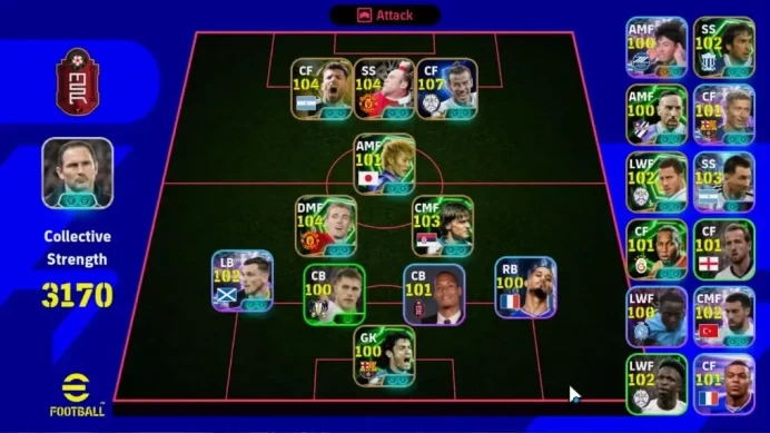 Android|Big Time Gareth Bale '18|10 Epic Darren Fletcher,Dragan Stoijkovic,Wayne Rooney,Sergio Aguero|6 Show Time|PES2026|EF3112