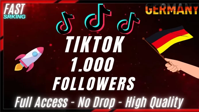 1.000 TikTok Followers Account / Germany / High-Quality