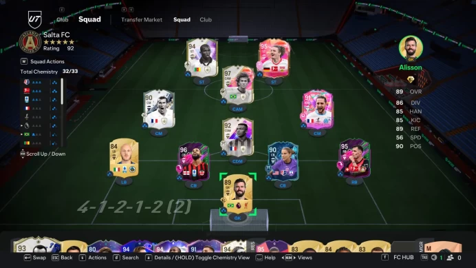 [Code A907] FC25 459 Hours + Squad Rating 92 / Very Cheap