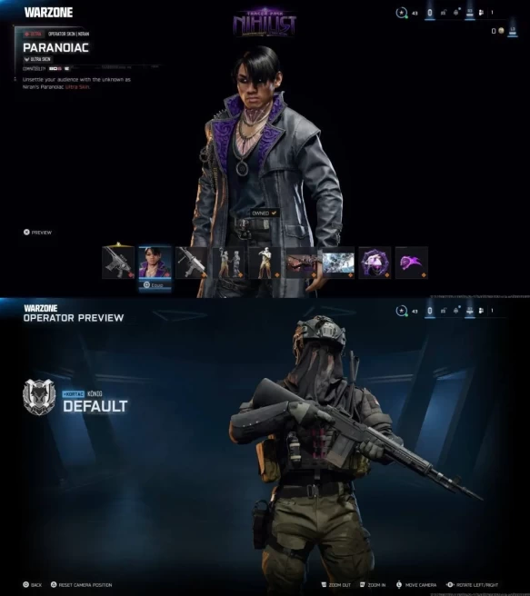 2269 - Warzone - BO6 - All Platform - Level 43 - Nihlist Bundle