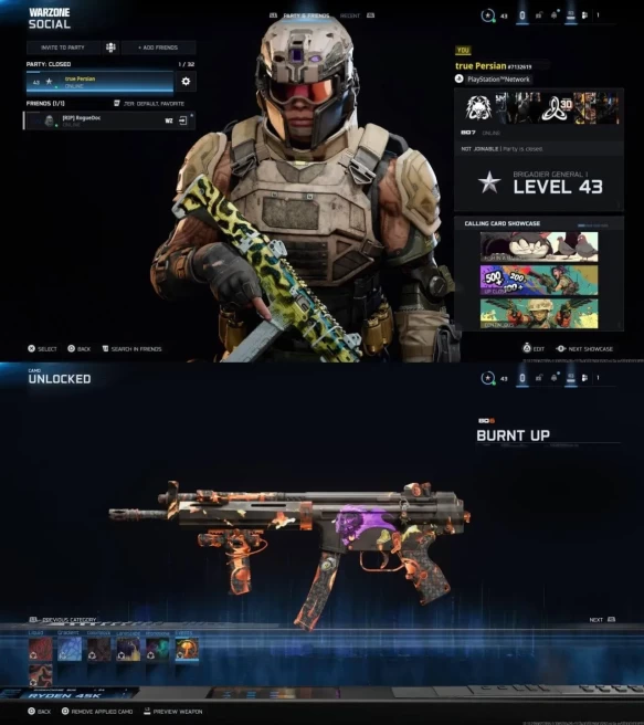 2269 - Warzone - BO6 - All Platform - Level 43 - Nihlist Bundle