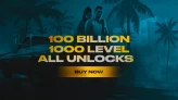 Rockstar PC 0% Chance of Ban 100 Billion in Total 1000 LVL l Modded Outfits l Full Unlocks l Instant Delivery