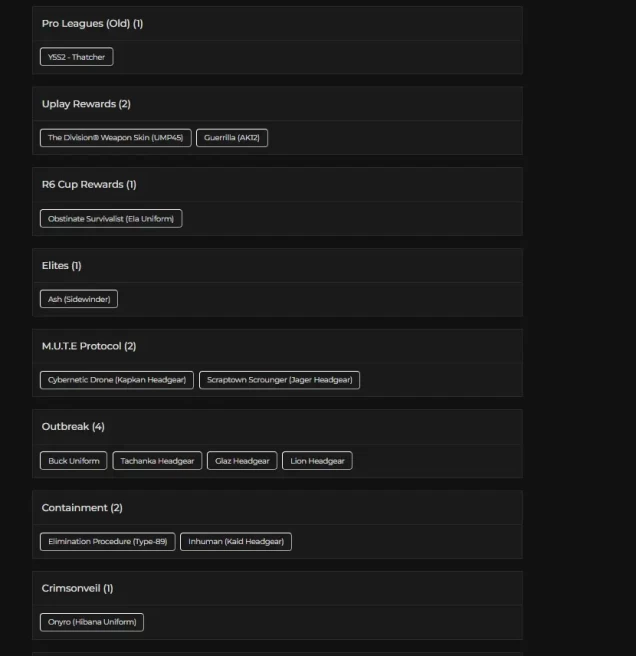 [UPLAY] 139 LVL - 6X BLACK ICES - 3X SEASONALS - 13X UNIVERSALS - 4X OUTBREAK - 3X WIND BASTION - 70 OPERATORS - 20K RENOWN - FA