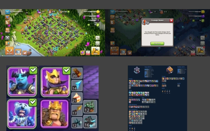 ■TH:15 (55%) (GemValue:$11114) ■Heroes: K76 Q75 W50 C27 P41 D10 ■EE:7 ■Skins:4 ■BH:9 ■Full Access ■Instant Delivery ■A7311 _____________________