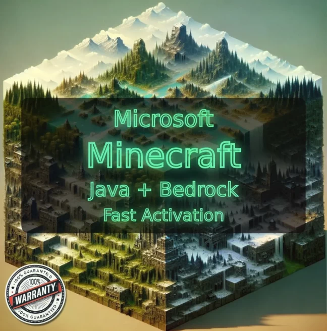 MINECRAFT | Microsoft | Java Edition + Bedrock Edition | Hypixel NO BAN | Full Access + Instant Delivery #LOT-142577
