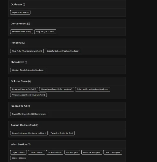 [UPLAY] 231 LVL - 23X BLACK ICES - 9X SEASONALS - 7X UNIVERSALS - 7X REWARDS - 12X EMBER RISE - 2X PLATINUM - 74 OPERATORS - 17K RENOWN - FA