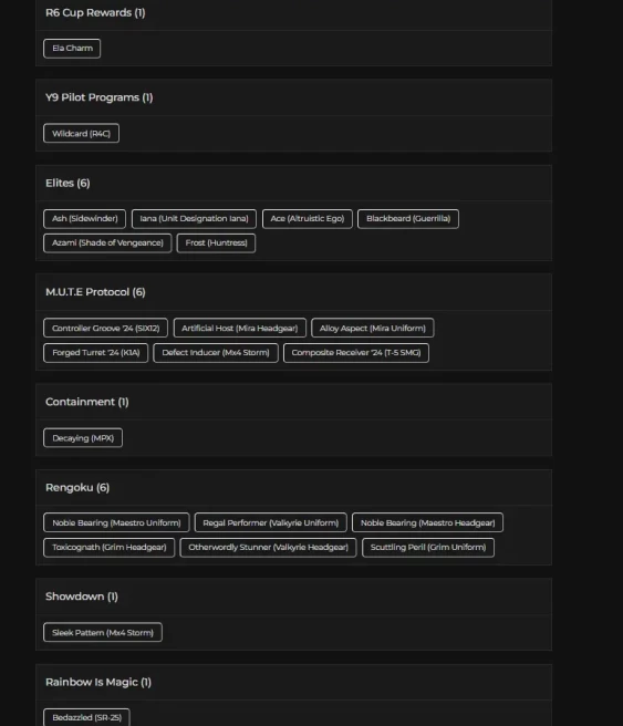 [UPLAY] 179 LVL - 8X BLACK ICES - 8X SEASONALS - 13X UNIVERSALS - 6X ELITES - 6X RENGOKU - 2X EMERALD - 74 OPERATORS - 13K RENOWN - FA