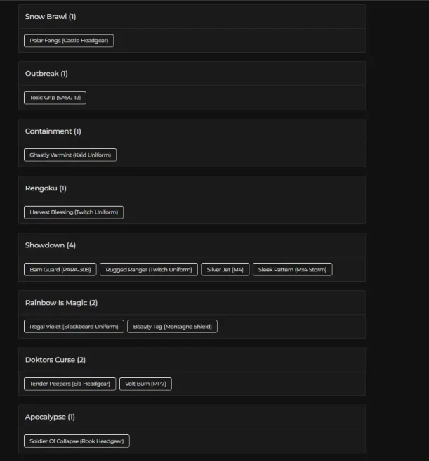 [UPLAY] 133 LVL - 8X BLACK ICES - 4X SEASONALS - 7X UNIVERSALS - 4X MUTE - 4X SHOWDOWN - 63 OPERATORS - 11K RENOWN - FA