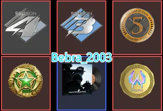 CS2 Prime 992 hours+5Medals(Premier Season Three Medal-Four Medal/5Y/2025 Service Medal/Global Offensive Badge)-Faceit Ready