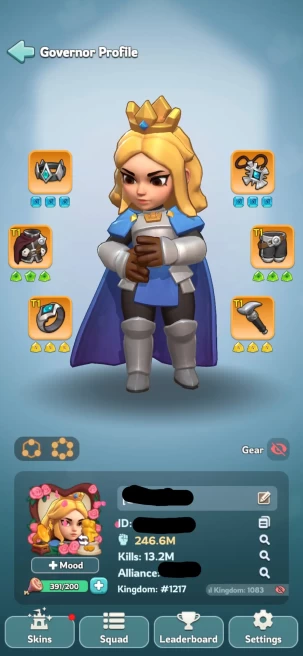 7 - TG 5 Max | 247M Power | 27 Hero | 687k Gems | 9 Skin | VIP 8 | INSTANT DELIVERY!