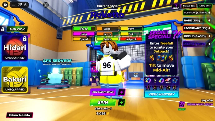 ROBLOX5182 // Roketto + Hidari + Shield Breaker 15 Level NO EMAIL
