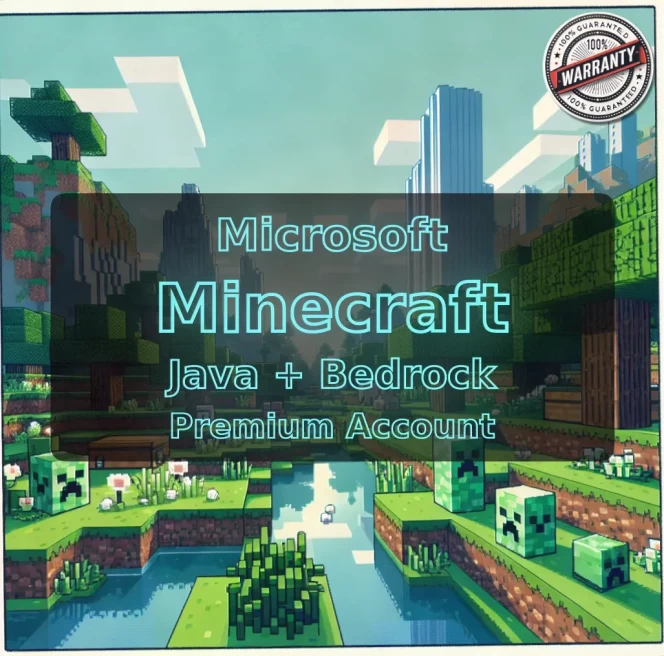 MINECRAFT | Microsoft | Java Edition + Bedrock Edition | Hypixel NO BAN | Full Access + Instant Delivery #LOT-142584
